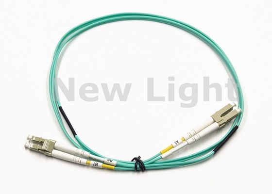 Connessioni di rete ad alta velocità a fibra ottica a patch cord verde da 1 metro LC-LC