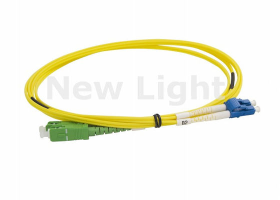 Cavo patch in fibra ottica LC-SC Monomodale Lucidatura APC Diametro 2,0 mm Rete ad alte prestazioni