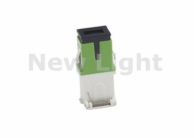 Adattatore semplice dello Sc di FTTH, adattatore del cavo a fibre ottiche con la copertura antipolvere provvista di cardini