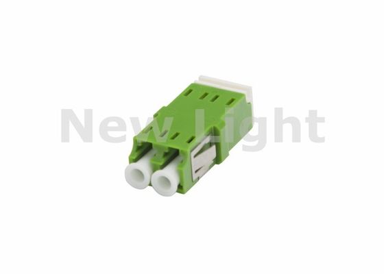 Adaptore LC duplex Green Housing senza flange per connessioni ad alta precisione in fibra ottica