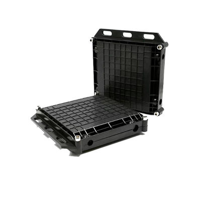 Chiusura di giunzione in fibra ottica con guarnizione a pressione per pannello di bloccaggio, capacità da 6 a 48 fibre, con diametro cavo da 8 a 20 mm