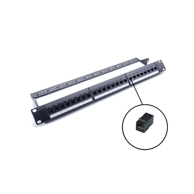 Cat6 Cable Management 110/Krone IDC Patch Panel per l'integrazione Ethernet Cat5e/Cat6a/Cat7