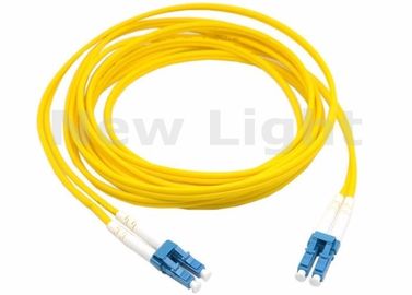 I cavi di saltatore a fibra ottica del duplex di MP si raddoppiano LC modo del cavo della toppa della fibra di LC al singolo