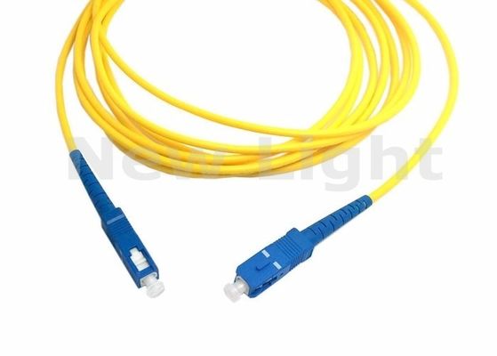 Cavo patch in fibra SC a SC da 3 metri, simplex, monomodale, per rete
