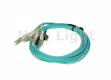 10 rivestimento MPO del cavo LSZH del centro 3.0mm MPO MTP del tester OM4 12 al cavo di LC
