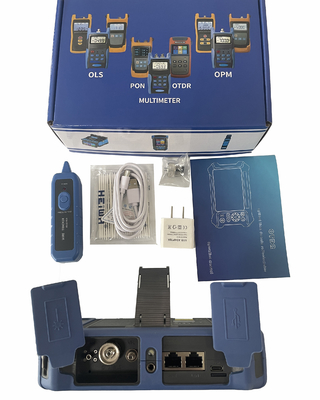 1310 / 1550nm Mini OTDR ottico riflettometro a dominio temporale touch screen OPM VFL OSL LED