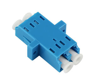Adattatore della fibra di singolo modo della materia plastica, adattatore blu della fibra di LC per FTTH