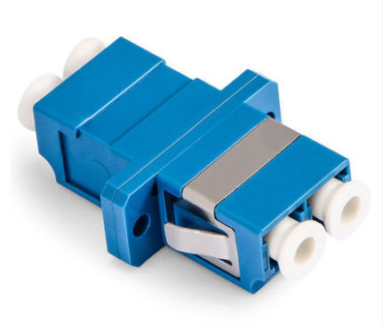 LC Duplex Fiber Optic Adapter Single Mode Piccole dimensioni Grandi capacità per reti CATV e telecomunicazioni