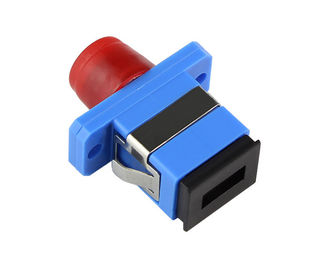 Sc - perdita di inserzione bassa materiale a fibra ottica della plastica/metallo dell'adattatore st/di FC per cavo