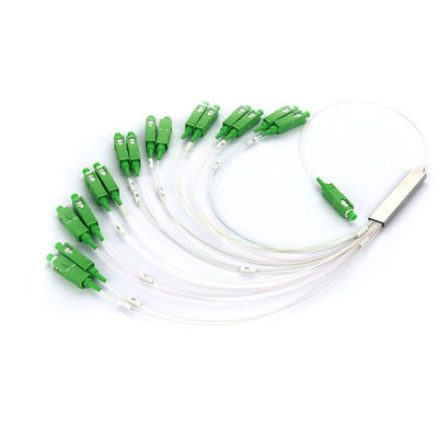 Splitter PLC in fibra ottica SC APC 1x16 da 0,5 metri per applicazioni FTTH e CATV
