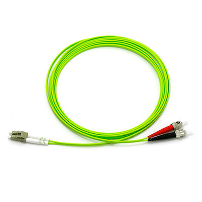 OM5 LSZH Multimode Duplex Fiber Optic Patch Cord con diametro di 3,0 mm per tutti gli stili di connettori