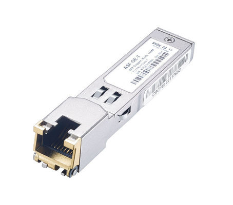 Trasmettitore a fibra SFP a lunghezza d'onda di 850 nm con connettore femminile RJ45 e velocità di dati di 1,25 Gb/s per applicazioni 10G base-SR/SW