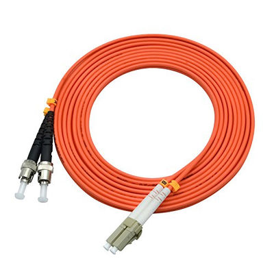 850 lunghezza d'onda LC a ST Duplex Fiber Optical Patch Cord con LSZH Jacket per la trasmissione dati ad alta velocità