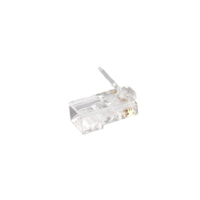 Collegamento RJ45 trasparente certificato Fluke con contatti in rame puro per Gigabit Ethernet
