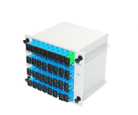 32 Core SC APC/PC Fiber Optic Cassette PLC Splitter per FTTH Termination Box con 3 Anni di Garanzia