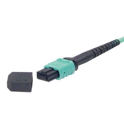 3.3ft MPO MTP Cable High Density Design 40GbE 8 Core LSZH Materiale per trasmettitori QSFP
