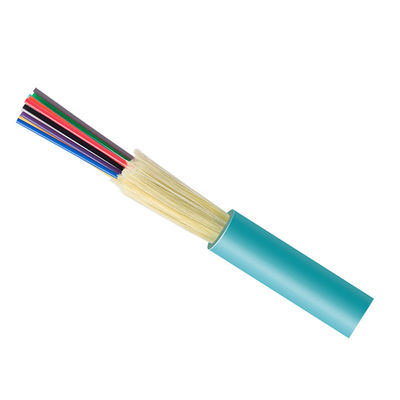 Cable in fibra ottica OM3 a 12 core multimode per la distribuzione FTTH in ambienti interni con materiale PVC/LSZH