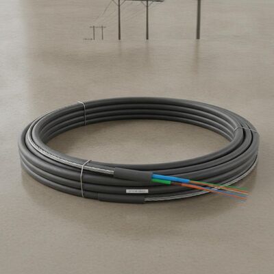 GYTC8S Figura 8 Cavo in fibra ottica autoportante con nastro blindato in acciaio ondulato e singolo modo G652D per reti aeree