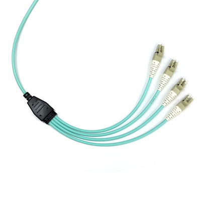 Cavo in Fibra OM3 LSZH MPO 8 Fibre Elite Breakout MPO Femmina a LC Tipo B
