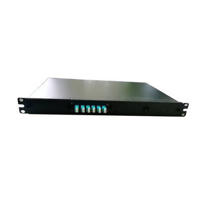 Colore nero 1U 19' Rack Mount Fiber Optic Patch Panel con connettore MPO a nastro 16C / 32C