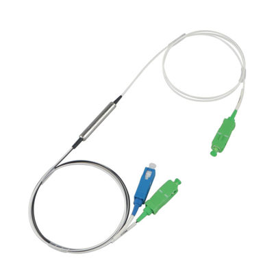 3 porte SC APC FWDM Fibra ottica Multiplexer di divisione della lunghezza d'onda del filtro con lunghezza d'onda 1515-1620nm e bassa perdita di inserimento