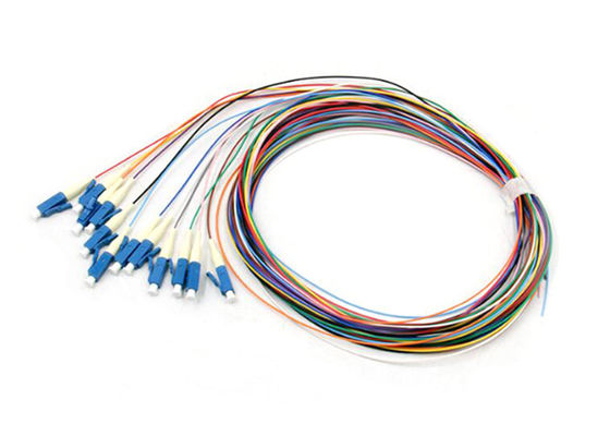 LSZH 12 Colori 1m Fibra Ottica Pigtail con connettori SC E2000 FC ST per prestazioni stabili