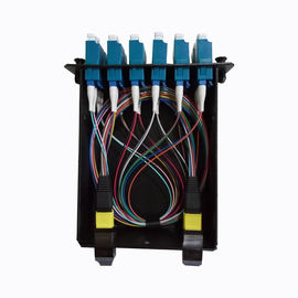MPO-12 al duplex di 6x LC, scrivono A a macchina, 12 cassetta del singolo modo FHD MPO delle fibre OS2