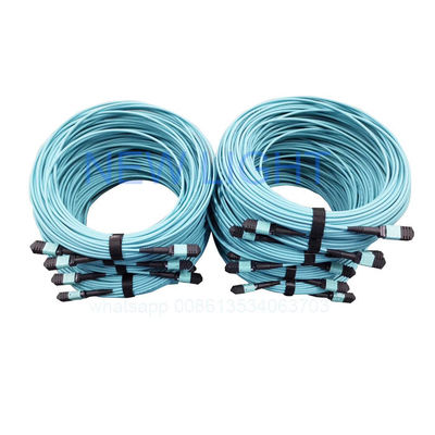 OM4 12 Core LSZH MPO MTP Cable con connettore a fibra MPO per data center ad alta densità