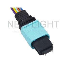 Femmina di MTP al cavo 8 di LC MPO MTP - ASSEMBLEE PLENARIE del FILO OM3 50µM sblocco di 2mm di 18