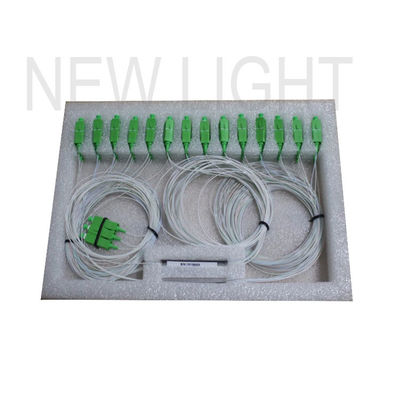 1x32 PLC Splitter con connettore SC APC e bassa perdita di inserimento per reti in fibra ottica