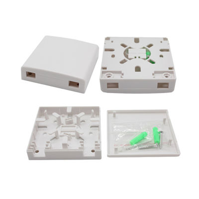 2 Port Waterproof FTTH Termination Box Montabile a parete SC Fibre Ottica Termination Box