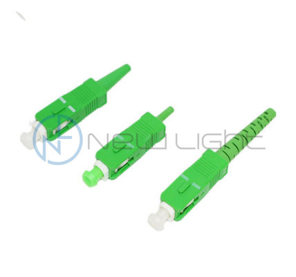 Alta perdita di ritorno APC Single Mode 0.9/2.0/3.0mm Fiber Optic SC Connector